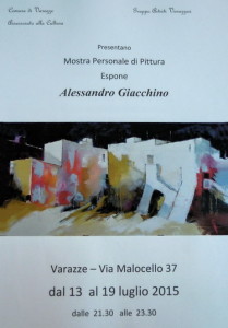 Varazze.gallery-Malocello.13.07.2015.mostra-di-Alessandro-Giacchino
