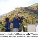 Il presepe “ecologico” di Manarola sulla TV svizzera